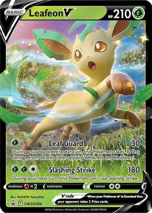 Pokemon TCG - SWSH: Sword & Shield Promo Cards - Leafeon V - SWSH194