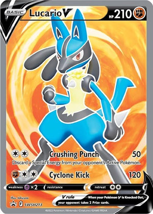 Pokemon TCG - SWSH: Sword & Shield Promo Cards - Lucario V - SWSH213
