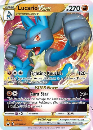 Pokemon TCG - SWSH: Sword & Shield Promo Cards - Lucario VSTAR - SWSH214