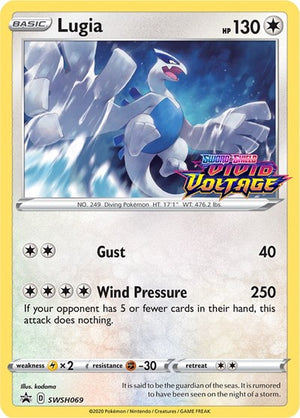 Pokemon TCG - SWSH: Sword & Shield Promo Cards - Lugia - (Prerelease) - SWSH069