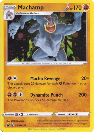 Pokemon TCG - SWSH: Sword & Shield Promo Cards - Machamp - SWSH053
