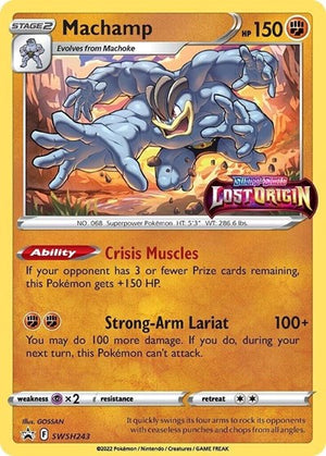 Pokemon TCG - SWSH: Sword & Shield Promo Cards - Machamp - (Prerelease) - SWSH243
