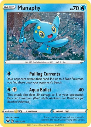 Pokemon TCG - SWSH: Sword & Shield Promo Cards - Manaphy - SWSH275