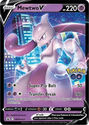 Pokemon TCG - SWSH: Sword & Shield Promo Cards - Mewtwo V - SWSH223