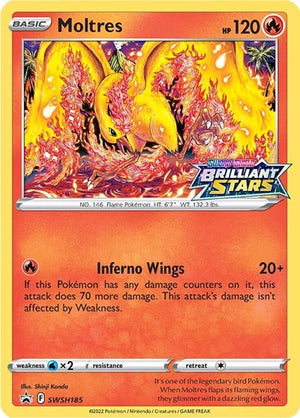 Pokemon TCG - SWSH: Sword & Shield Promo Cards - Moltres - SWSH185