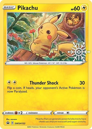 Pokemon TCG - SWSH: Sword & Shield Promo Cards - Pikachu - (Holiday Calendar) - SWSH153