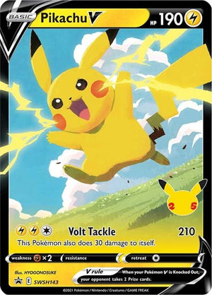 Pokemon TCG - SWSH: Sword & Shield Promo Cards - Pikachu V - SWSH143