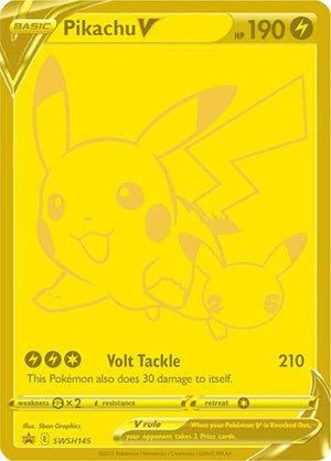 Pokemon TCG - SWSH: Sword & Shield Promo Cards - Pikachu V - SWSH145