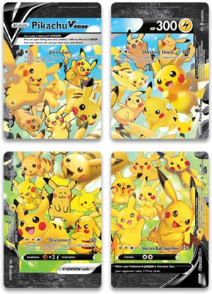 Pokemon TCG - SWSH: Sword & Shield Promo Cards - Pikachu V-Union - [Set of 4] - SWSH