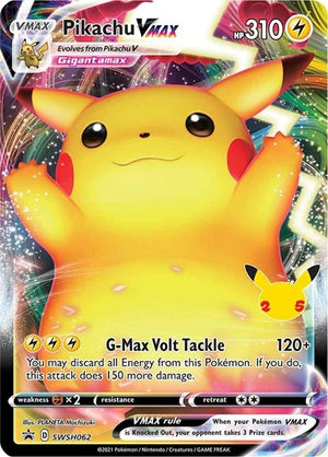 Pokemon TCG - SWSH: Sword & Shield Promo Cards - Pikachu VMAX - SWSH062