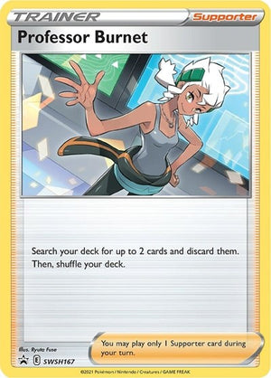 Pokemon TCG - SWSH: Sword & Shield Promo Cards - Professor Burnet - SWSH167