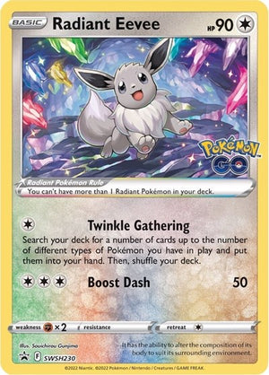 Pokemon TCG - SWSH: Sword & Shield Promo Cards - Radiant Eevee - SWSH230