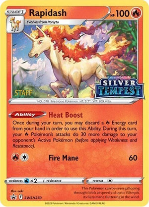 Pokemon TCG - SWSH: Sword & Shield Promo Cards - Rapidash - (Prerelease) [STAFF] - SWSH270