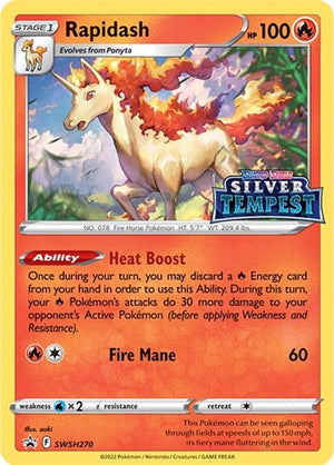 Pokemon TCG - SWSH: Sword & Shield Promo Cards - Rapidash - (Prerelease) - SWSH270