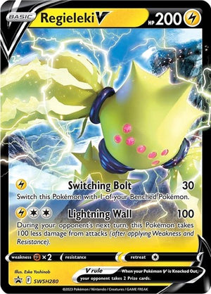 Pokemon TCG - SWSH: Sword & Shield Promo Cards - Regieleki V - SWSH280