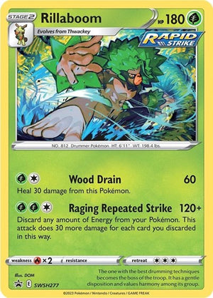 Pokemon TCG - SWSH: Sword & Shield Promo Cards - Rillaboom - SWSH277
