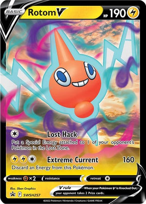 Pokemon TCG - SWSH: Sword & Shield Promo Cards - Rotom V - SWSH257
