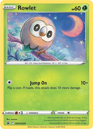 Pokemon TCG - SWSH: Sword & Shield Promo Cards - Rowlet - SWSH220