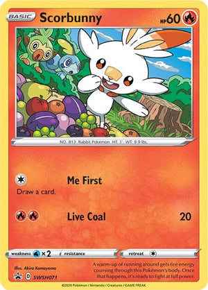 Pokemon TCG - SWSH: Sword & Shield Promo Cards - Scorbunny - SWSH071