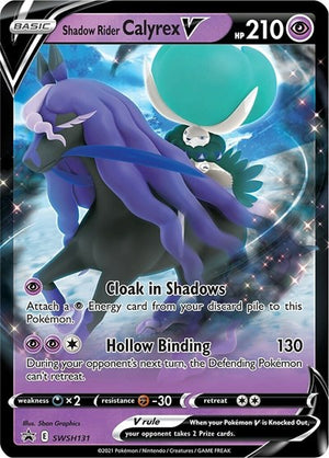 Pokemon TCG - SWSH: Sword & Shield Promo Cards - Shadow Rider Calyrex V - SWSH131