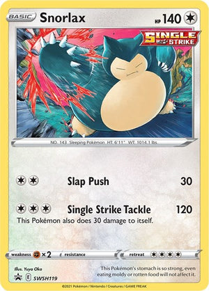 Pokemon TCG - SWSH: Sword & Shield Promo Cards - Snorlax - SWSH119