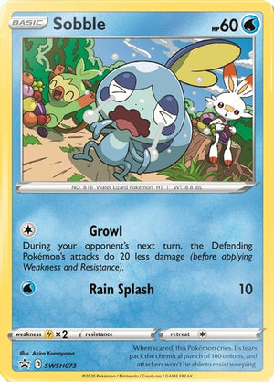 Pokemon TCG - SWSH: Sword & Shield Promo Cards - Sobble - SWSH073