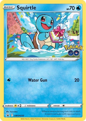 Pokemon TCG - SWSH: Sword & Shield Promo Cards - Squirtle - SWSH233
