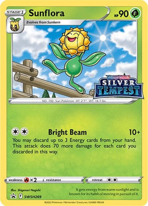 Pokemon TCG - SWSH: Sword & Shield Promo Cards - Sunflora - (Prerelease) - SWSH269