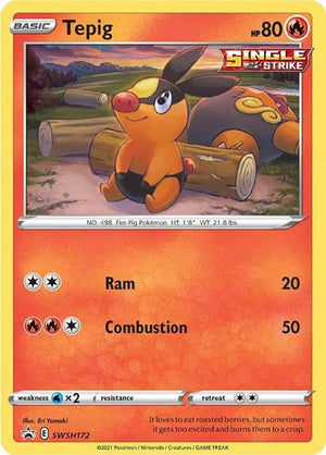 Pokemon TCG - SWSH: Sword & Shield Promo Cards - Tepig - SWSH172