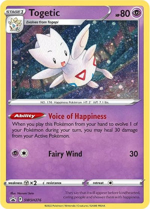 Pokemon TCG - SWSH: Sword & Shield Promo Cards - Togetic - SWSH276