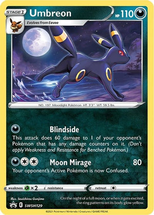 Pokemon TCG - SWSH: Sword & Shield Promo Cards - Umbreon - SWSH129