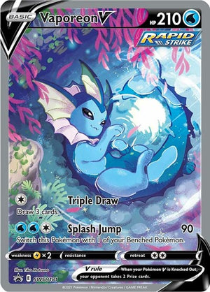 Pokemon TCG - SWSH: Sword & Shield Promo Cards - Vaporeon V - SWSH181