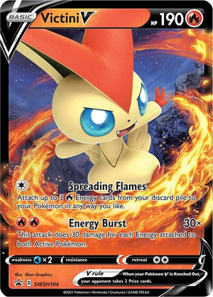 Pokemon TCG - SWSH: Sword & Shield Promo Cards - Victini V - SWSH104
