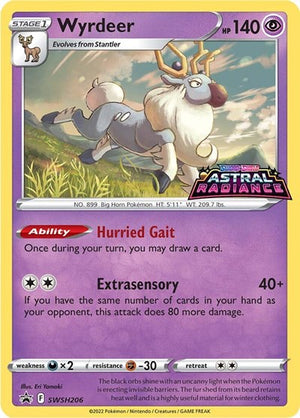 Pokemon TCG - SWSH: Sword & Shield Promo Cards - Wyrdeer - SWSH206