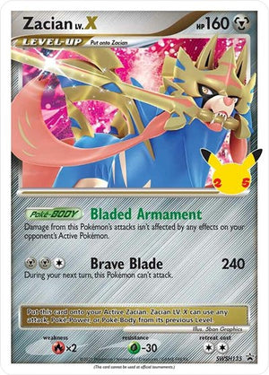Pokemon TCG - SWSH: Sword & Shield Promo Cards - Zacian LV. X - SWSH135