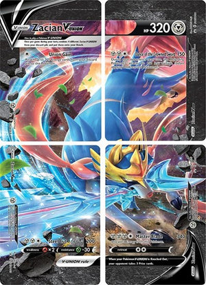 Pokemon TCG - SWSH: Sword & Shield Promo Cards - Zacian V-UNION - [Set of 4] - SWSH