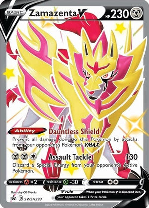 Pokemon TCG - SWSH: Sword & Shield Promo Cards - Zamazenta V (Shiny) - SWSH293