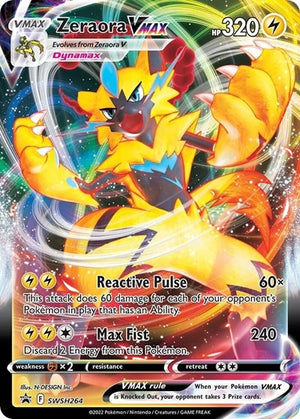 Pokemon TCG - SWSH: Sword & Shield Promo Cards - Zeraora VMAX - SWSH264