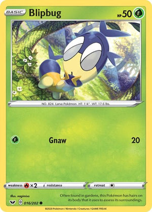 Pokemon TCG - SWSH01: Sword & Shield Base Set - Blipbug - 016/202