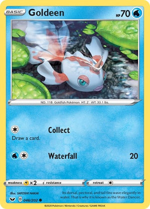 Pokemon TCG - SWSH01: Sword & Shield Base Set - Goldeen - 046/202