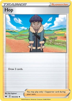 Pokemon TCG - SWSH01: Sword & Shield Base Set - Hop - 165/202 - Reverse Holofoil