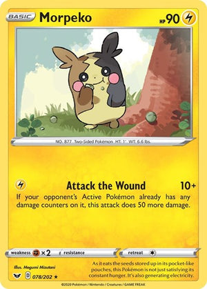 Pokemon TCG - SWSH01: Sword & Shield Base Set - Morpeko - 078/202
