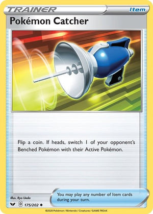 Pokemon TCG - SWSH01: Sword & Shield Base Set - Pokemon Catcher - 175/202