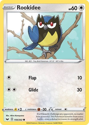 Pokemon TCG - SWSH01: Sword & Shield Base Set - Rookidee - 150/202