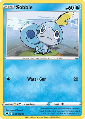 Pokemon TCG - SWSH01: Sword & Shield Base Set - Sobble - 054/202