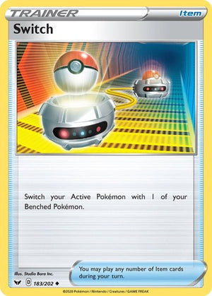 Pokemon TCG - SWSH01: Sword & Shield Base Set - Switch - 183/202