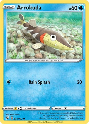Pokemon TCG - SWSH02: Rebel Clash - Arrokuda - 052/192