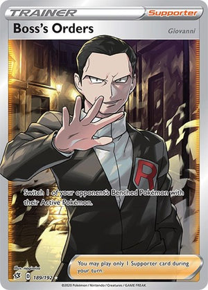 Pokemon TCG - SWSH02: Rebel Clash - Boss's Orders - 189/192 - Holofoil