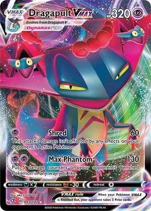 Pokemon TCG - SWSH02: Rebel Clash - Dragapult VMAX - 093/192 - Holofoil