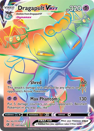 Pokemon TCG - SWSH02: Rebel Clash - Dragapult VMAX - 197/192 - Holofoil